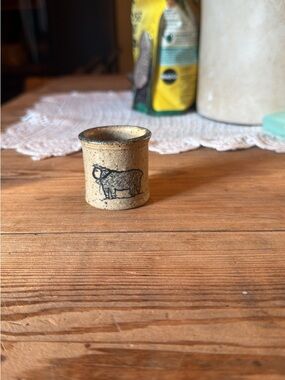 Sheep Stoneware Crock